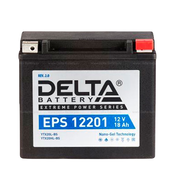 Аккумулятор Delta Battery EPS12201 12V 18Ah 310A, Delta Battery